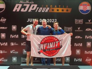 Infinity Jiu Jitsu Split AJP Zagreb 2022 Zvonimir cerdic, Dino Moskatelo, Marko ancic